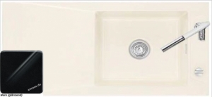 Systemceram KeraDomo SIRO 100 in Nero (gl�nzend), mit 5 Jahren Garantie