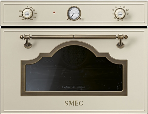 SMEG SF4750VCPO1 Kompakt-Dampfbackofen, Creme/Messing antik, EEK: A+, mit 5 Jahren Garantie!