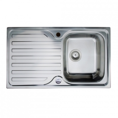 Teka CLASSIC 1B-S 1D, Edelstahl poliert