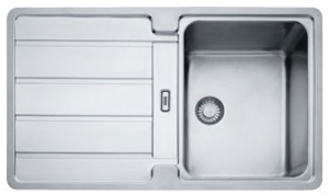 Franke Hydros HDX 214 Einbausple - SlimTop, Druckknopfventil, 127.0378.717