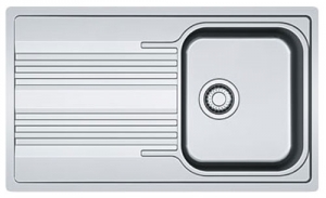 Franke Smart SRX 211 Einbausple - SlimTop, Excenterventil, reversibel, 127.0378.127