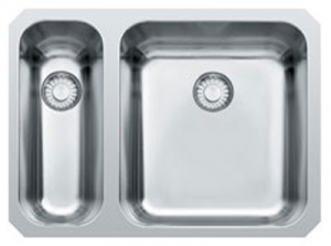 Franke Epos EOX 160 Unterbausple Edelstahl, Becken rechts, 122.0378.093