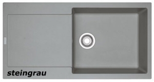 Franke Maris MRG 611-100 XL Einbausple Fragranit+, Farbe Steingrau, 114.0378.124