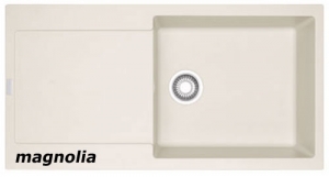 Franke Maris MRG 611-100 XL Einbausple Fragranit+, Farbe Magnolia, 114.0378.096