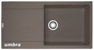 Franke Maris MRG 611-100 XL Einbausple Fragranit+, Farbe Umbra, 114.0378.122