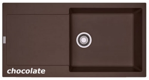 Franke Maris MRG 611-100 XL Einbausple Fragranit+, Farbe Chocolate, 114.0378.123