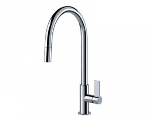 Franke Ambient Einhebelmischer, Hochdruck Zugauslauf, Chrom, 115.0373.947