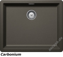 Schock Greenwich N-100 L U Unterbau, Cristadur Farbe Carbonium