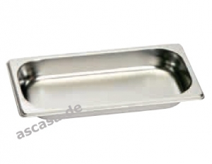 Gaggenau GN 114 130, Gastronorm-Behlter Edelstahl, GN 1/3 ungelocht