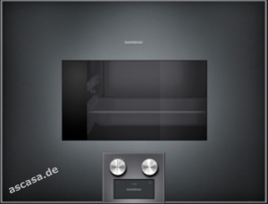 Gaggenau BS 475 101, Dampfbackofen Serie 400, anthrazit, Bedienung unten, Linksanschlag. Mit 5 Jahren Garantie!