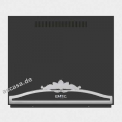 SMEG KIT1CC9AS Rckwandpaneele, Farbe Anthrazit/Silber antik