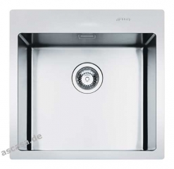 SMEG LFT50RS Einbausple Flachrahmen, Edelstahl, 50 cm