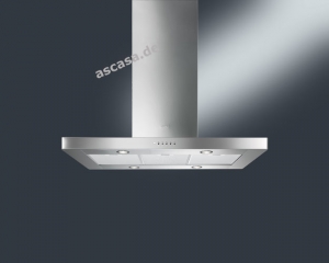 SMEG KI90XE Inselhaube Edelstahl satiniert, 90 cm, mit 5 Jahren Garantie!