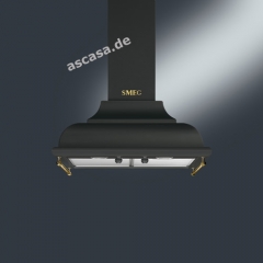 SMEG KC16AOE Wandhaube Anthrazit/Messsing antik, 60 cm, Energieeffizienzklasse A, mit 5 Jahren Garantie!
