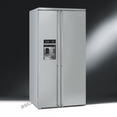 SMEG FA63X Khl-Gefrier-Kombination Side-by-Side, No Frost, Edelstahl, Energieeffizienzklasse A+, mit 5 Jahren Garantie!