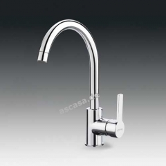 SMEG MI4CR Spltisch-Einhandhebelmischer, Hochglanz verchromt, Hhe 24,5 cm