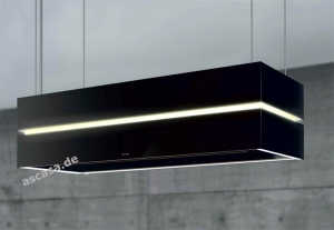 berbel Skyline Edge 2 BDL 135 SKE Deckenlifthaube schwarz, LED- und Effektbeleuchtung, mit 5 Jahren Garantie