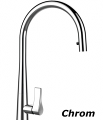 Schock Gota Zugauslauf, Chrom, Hochdruck