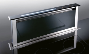 Best Lift Glas Schwarz 90 Downdraft Tischhaube, 07756000A, BHD96690BA, mit 5 Jahren Garantie!