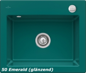 Villeroy & Boch Subway 60 S, Farbe 50 Emerald, Premiumline