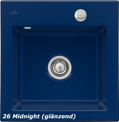 Villeroy & Boch Subway 50 S, Farbe 26 Midnight, Premiumline