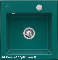 Villeroy & Boch Subway 50 S, Farbe 50 Emerald, Premiumline