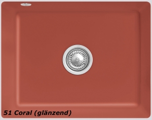 Villeroy & Boch Subway 60 SU, Farbe 51 Coral, Premiumline