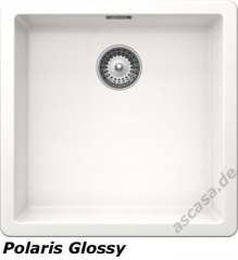 Schock Greenwich N-100 A Einbau/Auflage, Cristadur, Farbe Polaris Glossy