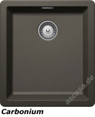 Schock Greenwich N-100 S U Unterbau, Cristadur, Farbe Carbonium