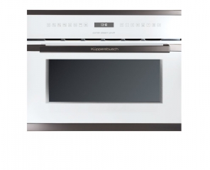 Kppersbusch EKDG 6551.0 W2 Wei, Design Black Chrome, Einbau-Kombidampfgarer, mit 5 Jahren Garantie