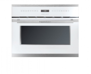 Kppersbusch EDG 6551.0 W1 Wei, Design Edelstahl, Einbau-Kombidampfgarer, mit 5 Jahren Garantie