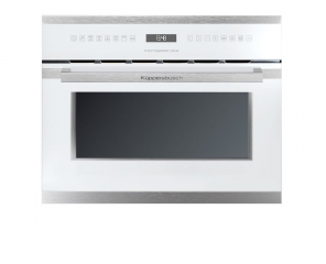 Kppersbusch EMWK 6551.0 W1 Wei, Design Edelstahl, Einbau-Kompaktbackofen mit integrierter Mikrowelle, mit 5 Jahren Garantie