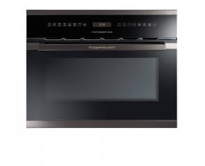 Kppersbusch EMWK 6551.0 J2 Schwarz, Design Black Chrome, Einbau-Kompaktbackofen mit integrierter Mikrowelle, mit 5 Jahren Garantie
