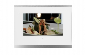 Kppersbusch ETV 6800.2 W1 Wei, Design Edelstahl, Einbau-LCD-TV, mit 5 Wahren Garantie