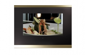 Kppersbusch ETV 6800.2 J4 Schwarz, Design Gold, Einbau-LCD-TV, mit 5 Jahren Garantie