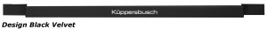 Kppersbusch Griff, Conceptline, Design Black Velvet, 7505