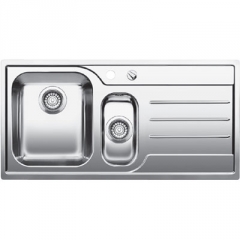 Blanco Median Einbausple 6 S-IF Flachrand, Becken links, 518452