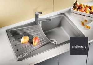 Blanco Nova 45 S Silgranit PuraDur, Farbe anthrazit, 510442