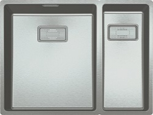 Eisinger Design-Line EDX 160 34 17, Edelstahl, mit Stopfenventil und Stsselventil inkl. Bettigungsknopf aus Edelstahl