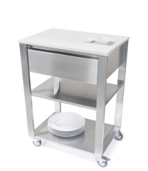 Jokodomus Kchenwagen Cun, Corian wei, 660701
