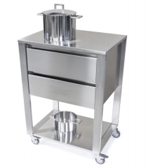 Jokodomus Kchenwagen Cun, Edelstahl, 667702