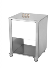 Jokodomus Kchenwagen Cun Base1, Corian wei, 679114