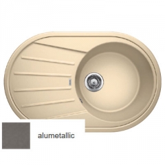 Blanco Tamos 45 S Silgranit PuraDur, Farbe alumetallic, 521391
