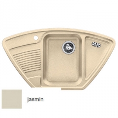 Blanco Classic 9 E Silgranit PuraDur, Ecksple, Farbe jasmin, 521341