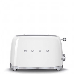 SMEG TSF01WHEU Toaster, 2 Scheiben, Farbe Schneewei