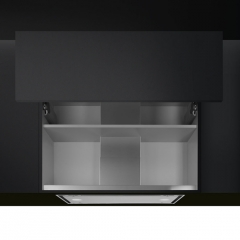 Smeg KSGT74B Einbau-Lfterbaustein, Weissglas mattiert, 86cm, mit 5 Jahren Garantie!