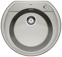 Blancorondoval 45 Silgranit PuraDur 2, Farbe perlgrau, 520603