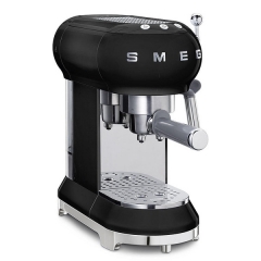 SMEG ECF01BLEU, Espressomaschine, Siebtrger, Farbe Schwarz