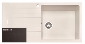 Naber Angola 100 L, Einbausple, granit espresso, 1106032