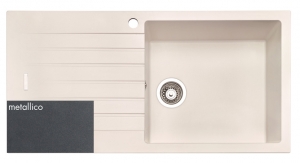 Naber Angola 100 L, Einbausple, granit metallico, 1106033